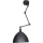 ByRydens - Luster na štangu BAZAR 1xE27/5W/230V crna