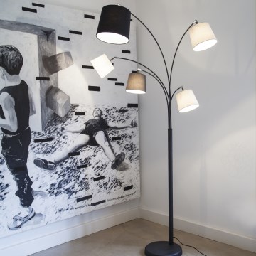 ByRydens - Podna lampa FOGGY 5xE14/5W/230V