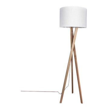 ByRydens - Podna lampa VEGA 1xE27/5W/230V bež/bela