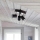 ByRydens - spot svetiljka CORRECT 3xGU10/7W/230V crna, prečnik 20 cm