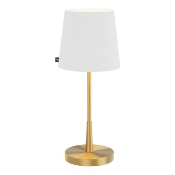 ByRydens - Stona lampa LUMI 1xE27/8W/230V bela/zlatna 48,5 cm