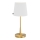 ByRydens - Stona lampa LUMI 1xE27/8W/230V bela/zlatna 48,5 cm