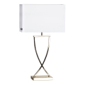 ByRydens - Stona lampa OMEGA 1xE27/5W/230V bela/mesing