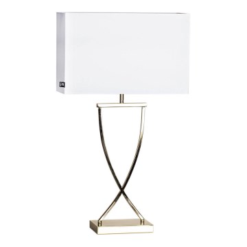ByRydens - Stona lampa OMEGA 1xE27/5W/230V bela/mesing