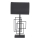 ByRydens - Stona lampa PARAGON 1xE27/5W/230V crna