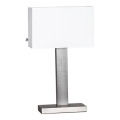 ByRydens - Stona lampa PRIME 1xE27/5W/230V bela/matni hrom