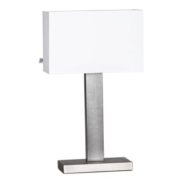 ByRydens - Stona lampa PRIME 1xE27/5W/230V bela/matni hrom