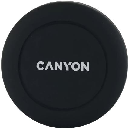 Canyon - Okrugli magnetni držač telefona za auto, crni
