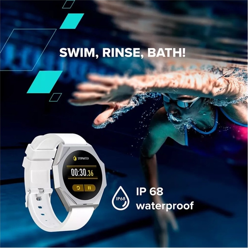 Canyon - Pametni sat OTTO IP68, srebrne boje