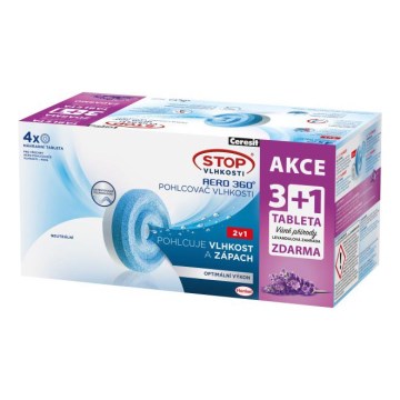 Ceresit - Tablete za odvlaživač 2u1 AERO 360° 4x 450 g lavanda