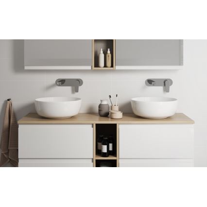 Cersanit K116-047-ECO - Umivaonik za ploču MODUO prečnika 35 cm keramika/sjajna bela