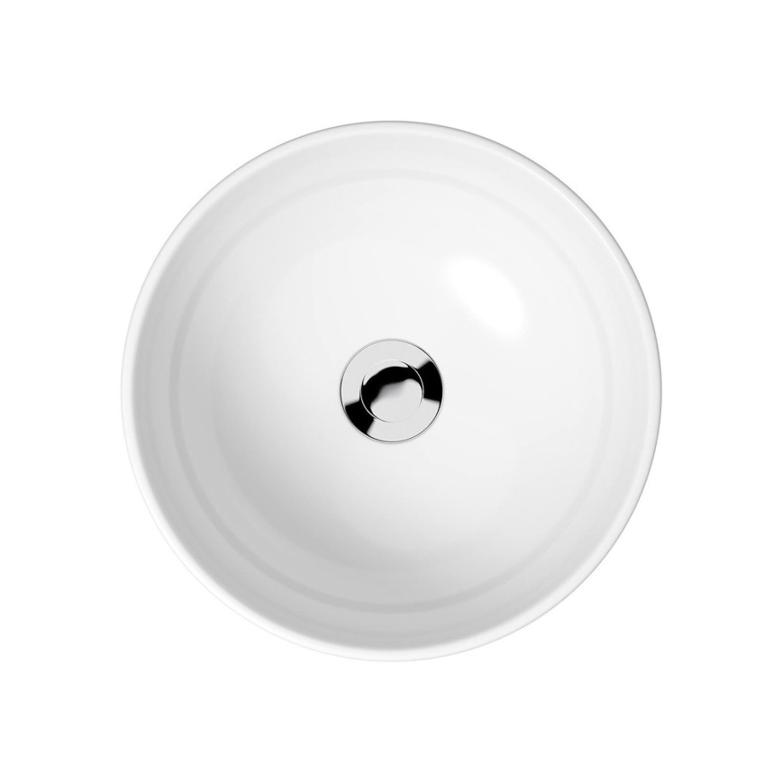 Cersanit K116-047-ECO - Umivaonik za ploču MODUO prečnika 35 cm keramika/sjajna bela