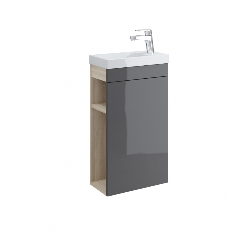 Cersanit K32-001-BOX - Umivaonik za ugradnju na ploču/zidni COMO 22x40 cm keramika/sjajna bela