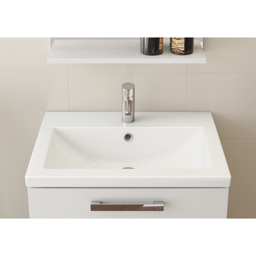 Cersanit K32-004-BOX - Umivaonik za ploču/zidni COMO 45x80 cm keramika/sjajna bela