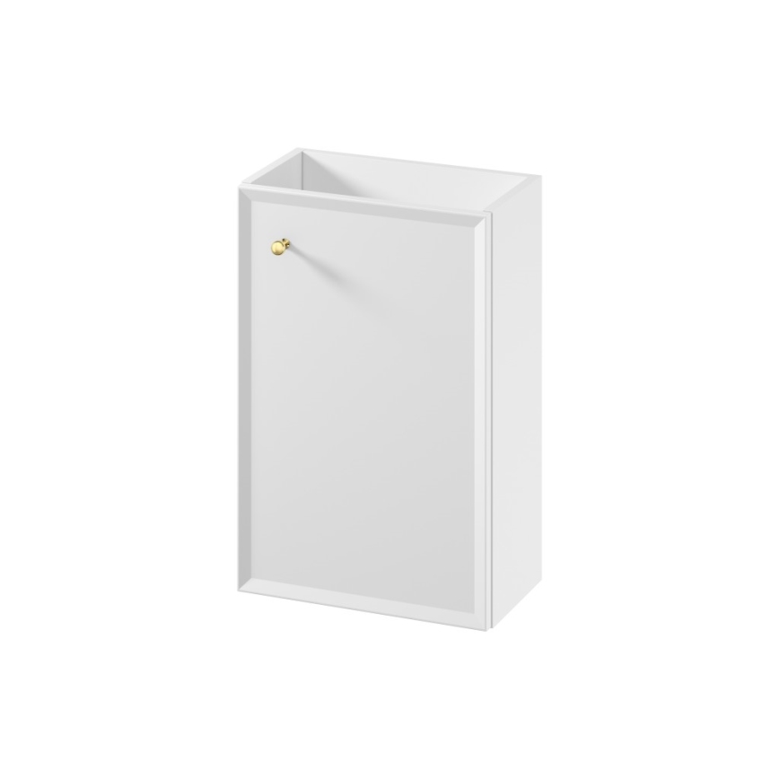 Cersanit S1022-002 - Viseći kupatilski ormarić MILLE 40x22 cm, beo, za postavljanje ispod umivaonika