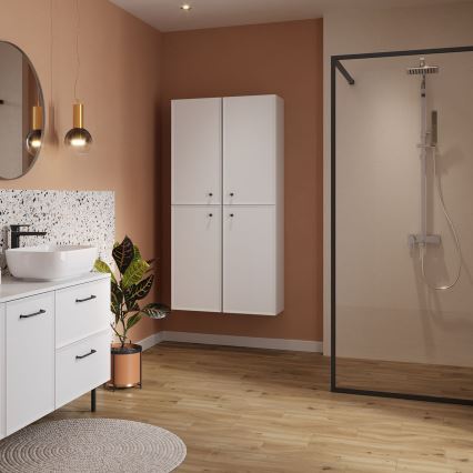 Cersanit S1022-004 - Zidni kupatilski ormarić MILLE 40x45 cm mat bela