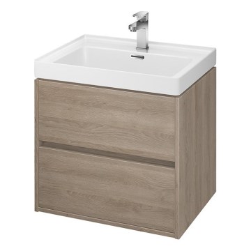 Cersanit S924-008 - Viseći kupatilski ormarić ispod umivaonika CREA 60x54x45 cm hrast