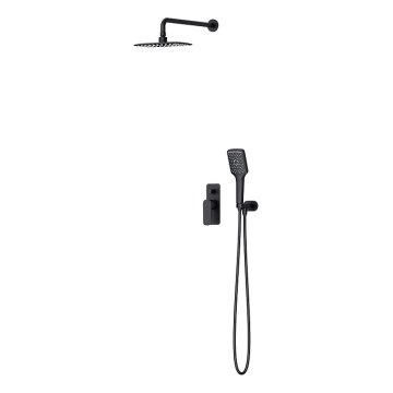 Cersanit S952-031 - Tuš set sa ugradnom baterijom LARGA u crnoj boji