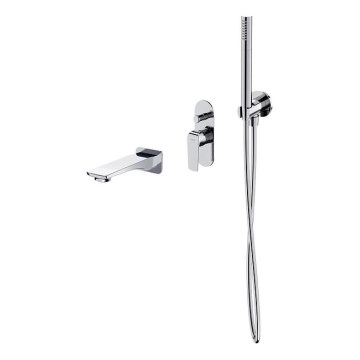 Cersanit S952-036 - Kupatilski set za kadu sa ugradnom baterijom CITY, sjajni hrom