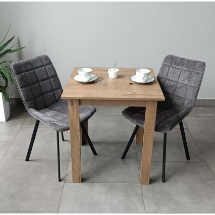 Četvrtasti trpezarijski sto LEVI hrast sonoma