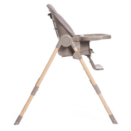 Chicco - Dečija hranilica Polly Essential - siva/smeđa