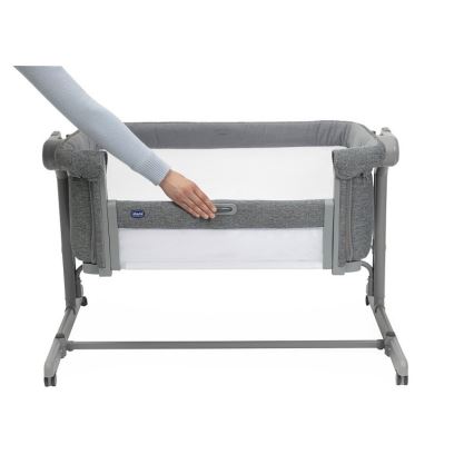 Chicco - Dečiji krevetac 2 u 1 NEXT2ME MAGIC EVO tamno siv