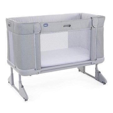 Chicco - Dečiji krevetić 3u1 NEXT2ME FOREVER svetlo siva