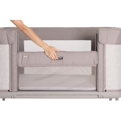 Chicco - Krevetac za bebe 3u1 NEXT2ME FOREVER siva