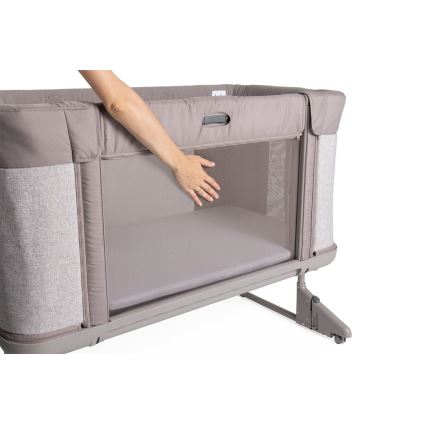 Chicco - Krevetac za bebe 3u1 NEXT2ME FOREVER siva