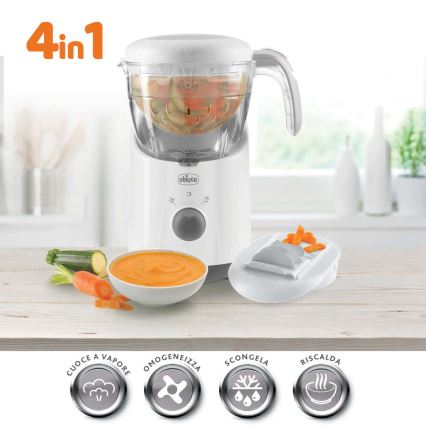 Chicco - Parni aparat i blender 4u1 EASY MEAL