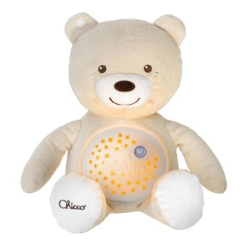 Chicco - Projektor sa melodijom BABY BEAR 3xAAA bež