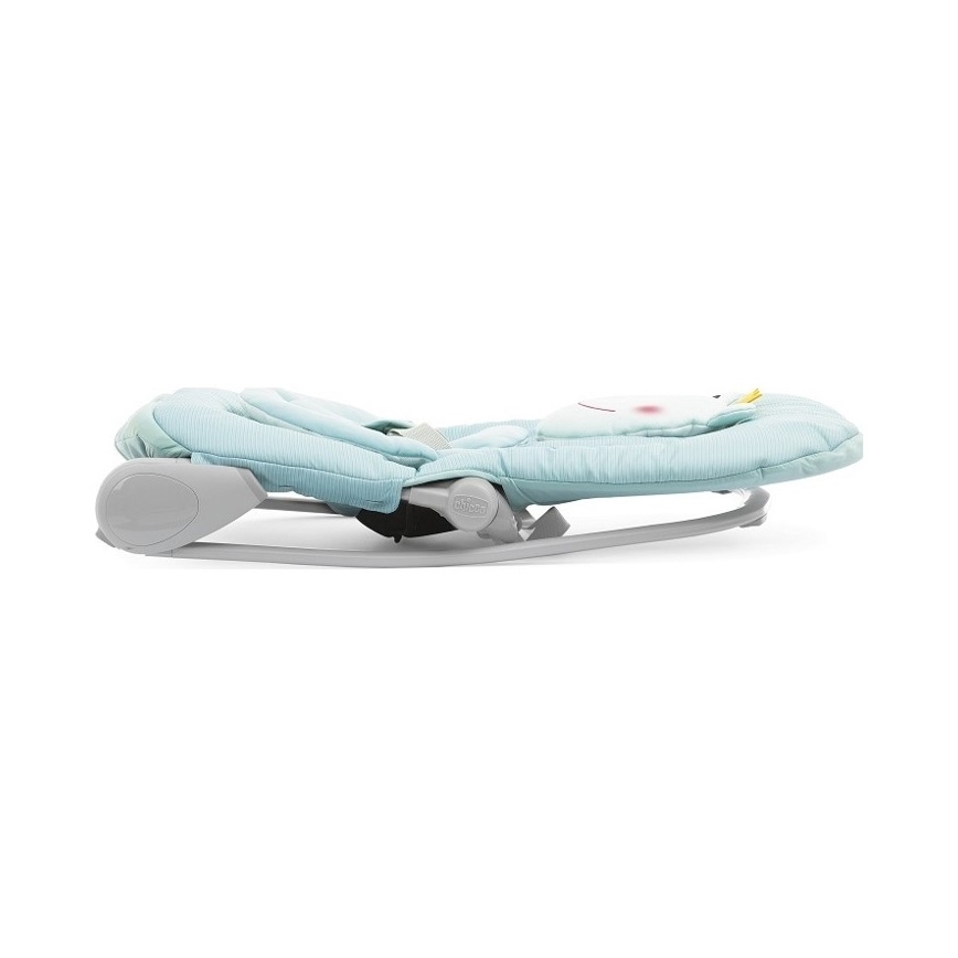 Chicco - Vibrirajuća ležaljka za bebe sa melodijom BALLOON Froggy 2xAA + 1xLR20 plava