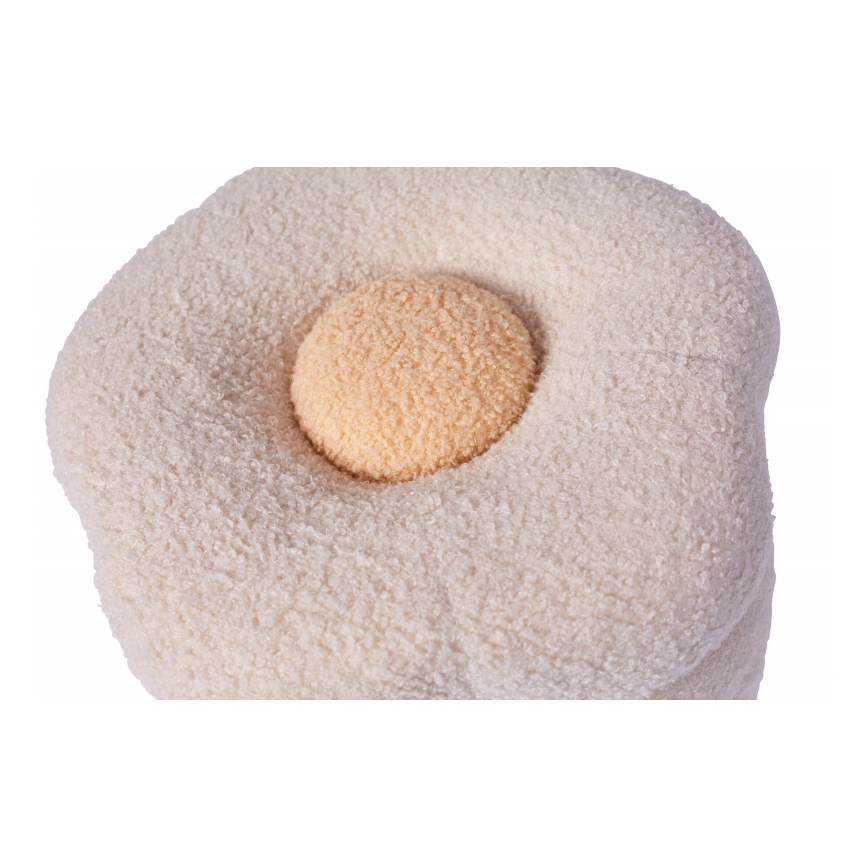 Childhome - Kutija za igračke FLOWER prečnik 35 cm krem