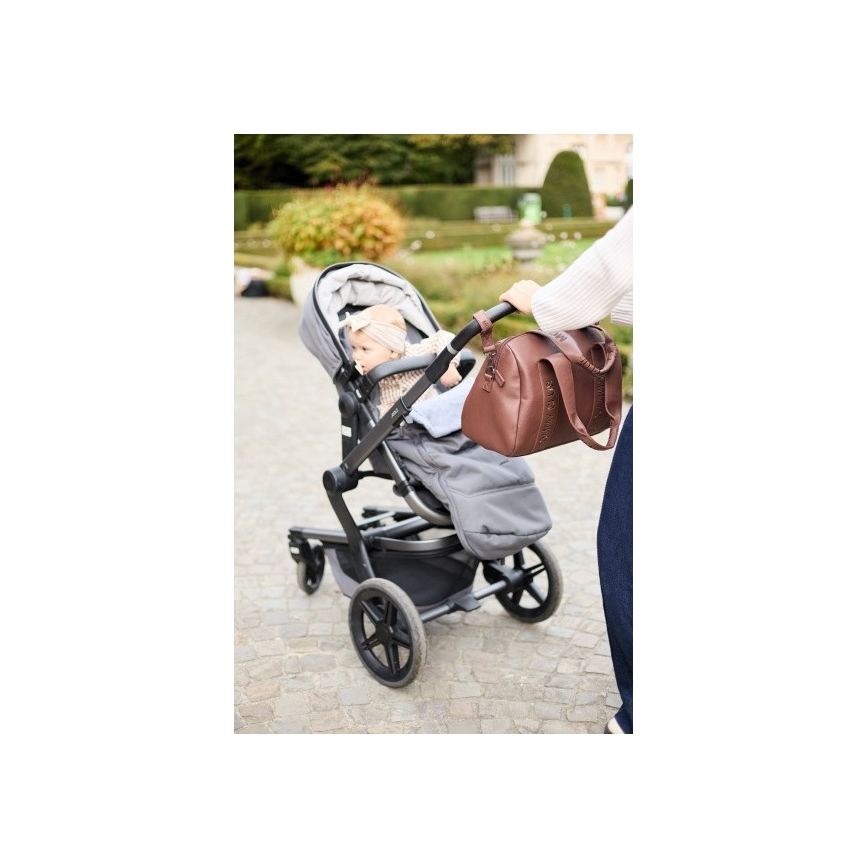 Childhome - Pelenska torba MOMMY CLUB LEATHER braon