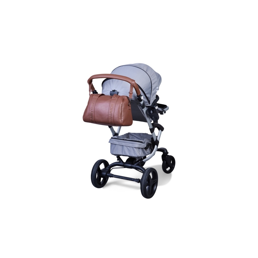 Childhome - Pelenska torba MOMMY CLUB LEATHER braon