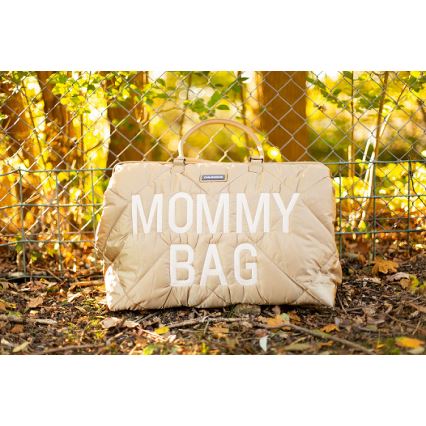 Childhome - Prošivena torba za presvlačenje MOMMY BAG, bež