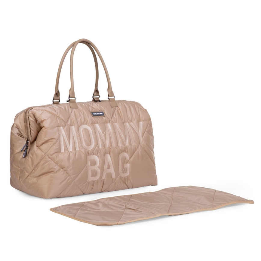 Childhome - Prošivena torba za presvlačenje MOMMY BAG, bež