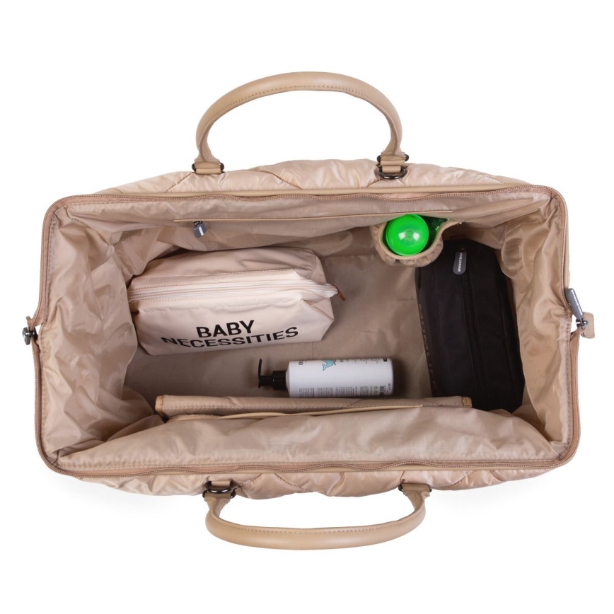 Childhome - Prošivena torba za presvlačenje MOMMY BAG, bež