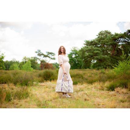 Childhome - Putna torba FAMILY BAG CANVAS bela