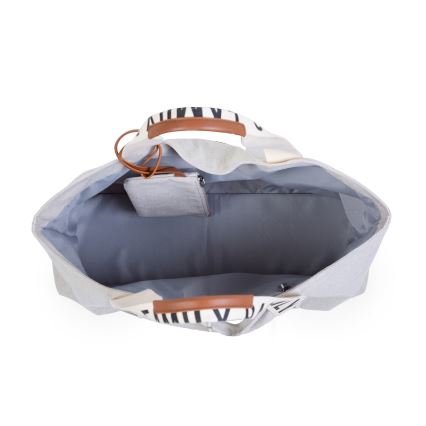 Childhome - Putna torba FAMILY BAG CANVAS bela