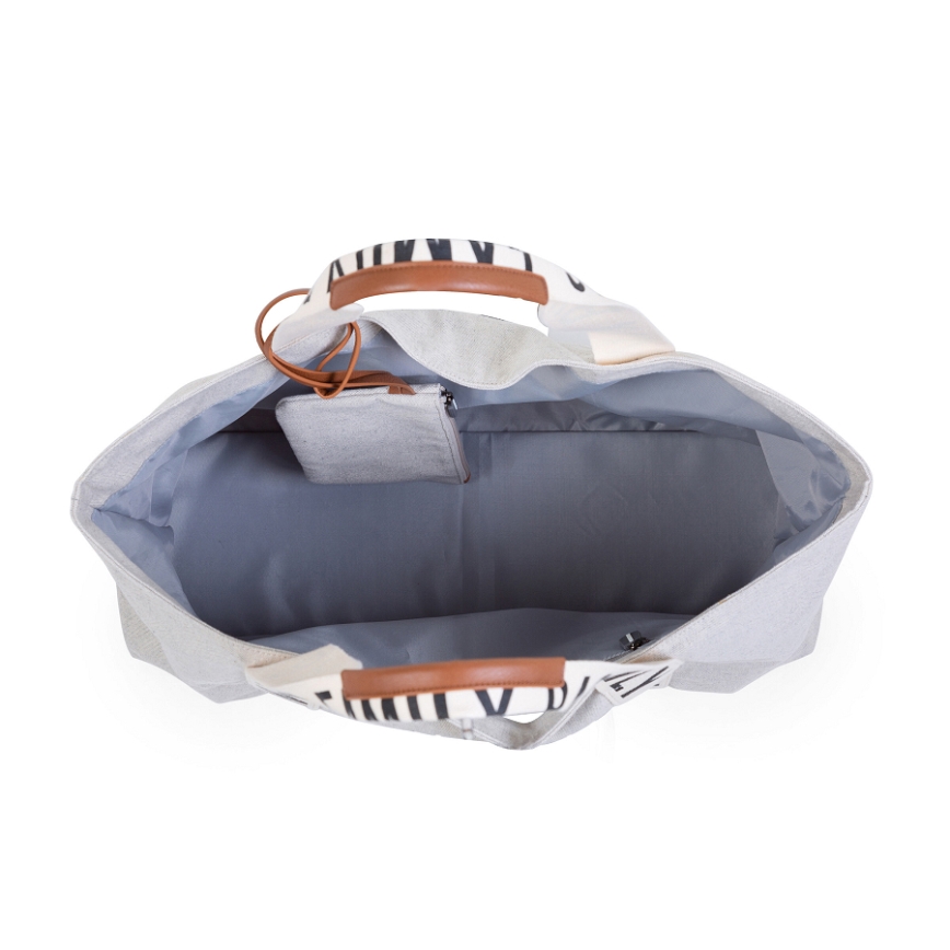 Childhome - Putna torba FAMILY BAG CANVAS bela