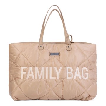 Childhome - Putna torba FAMILY BAG PUFFERED krem boje