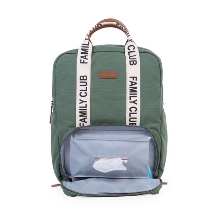Childhome - Ranac za pelene FAMILY CLUB zelene boje