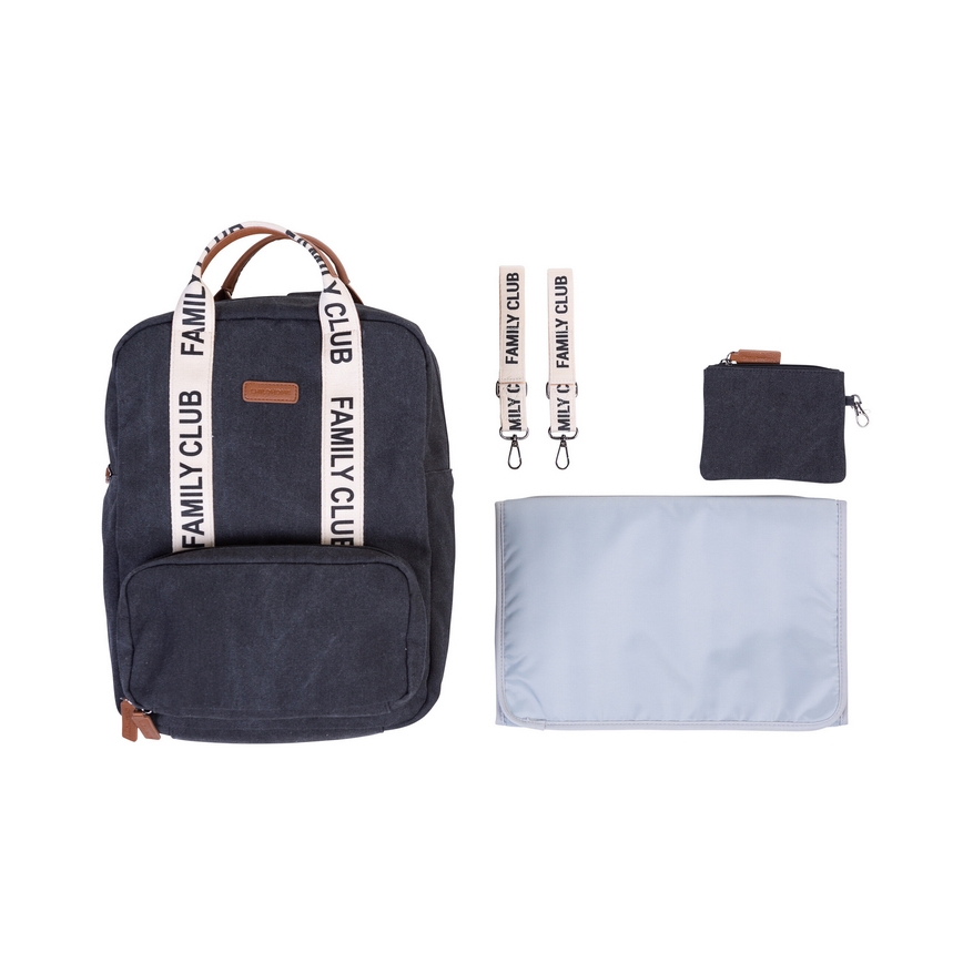 Childhome - Ruksak za pelene FAMILY CLUB crna