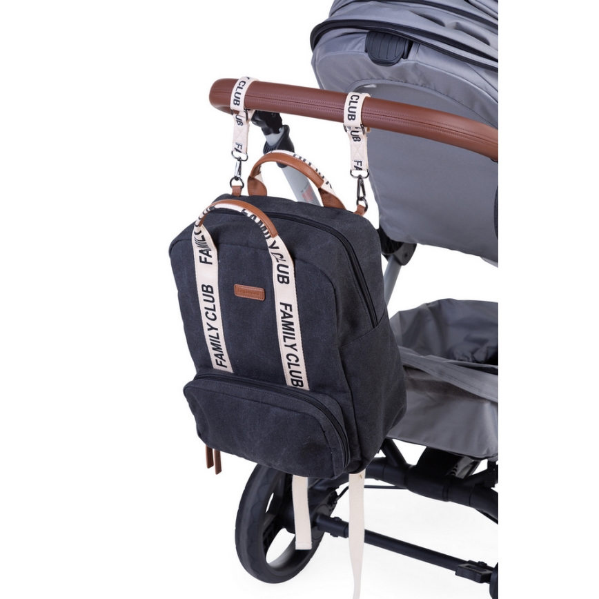 Childhome - Ruksak za pelene FAMILY CLUB crna