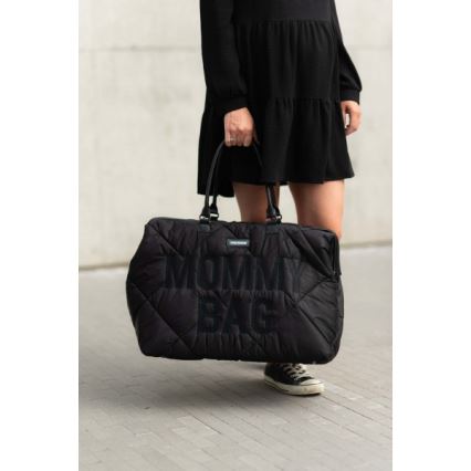 Childhome - Torba za pelene MOMMY BAG PUFFERED crna