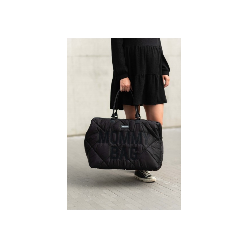 Childhome - Torba za pelene MOMMY BAG PUFFERED crna