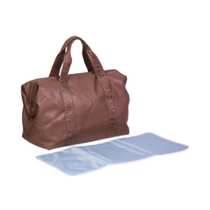 Childhome - Torba za previjanje MOMMY BAG LEATHER braon