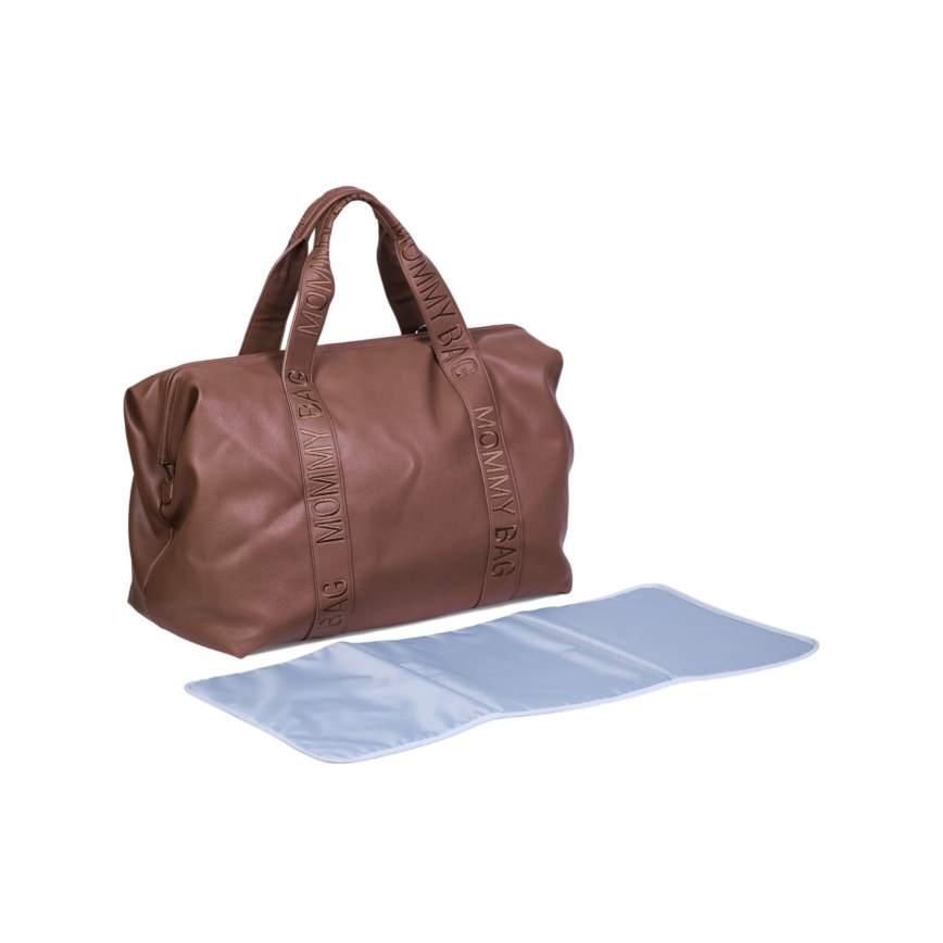 Childhome - Torba za previjanje MOMMY BAG LEATHER braon