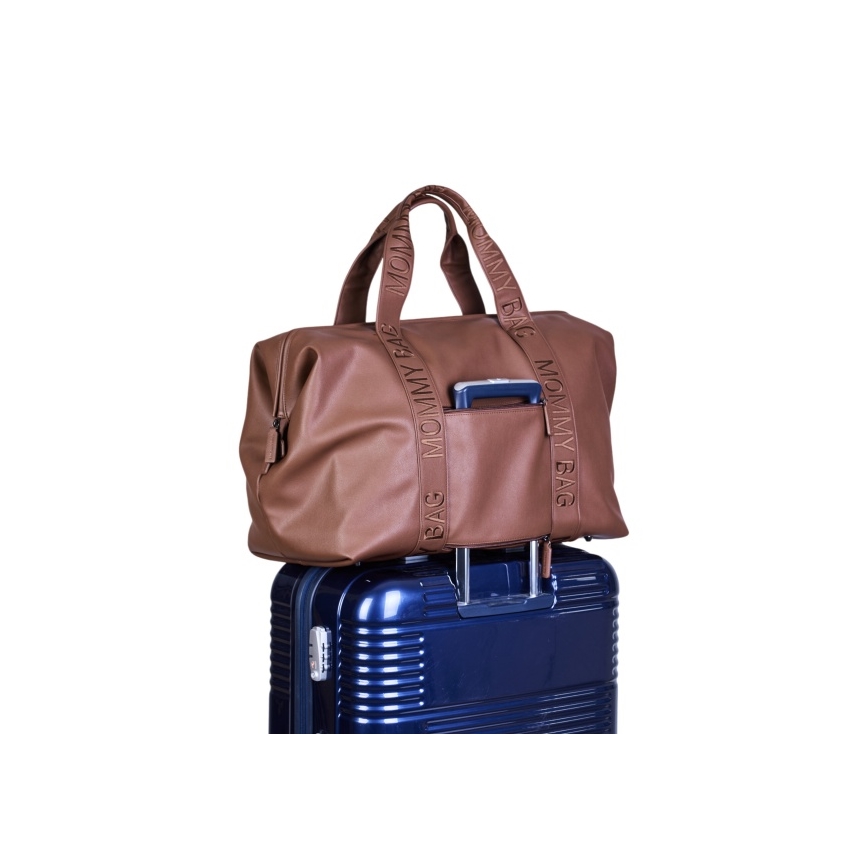 Childhome - Torba za previjanje MOMMY BAG LEATHER braon